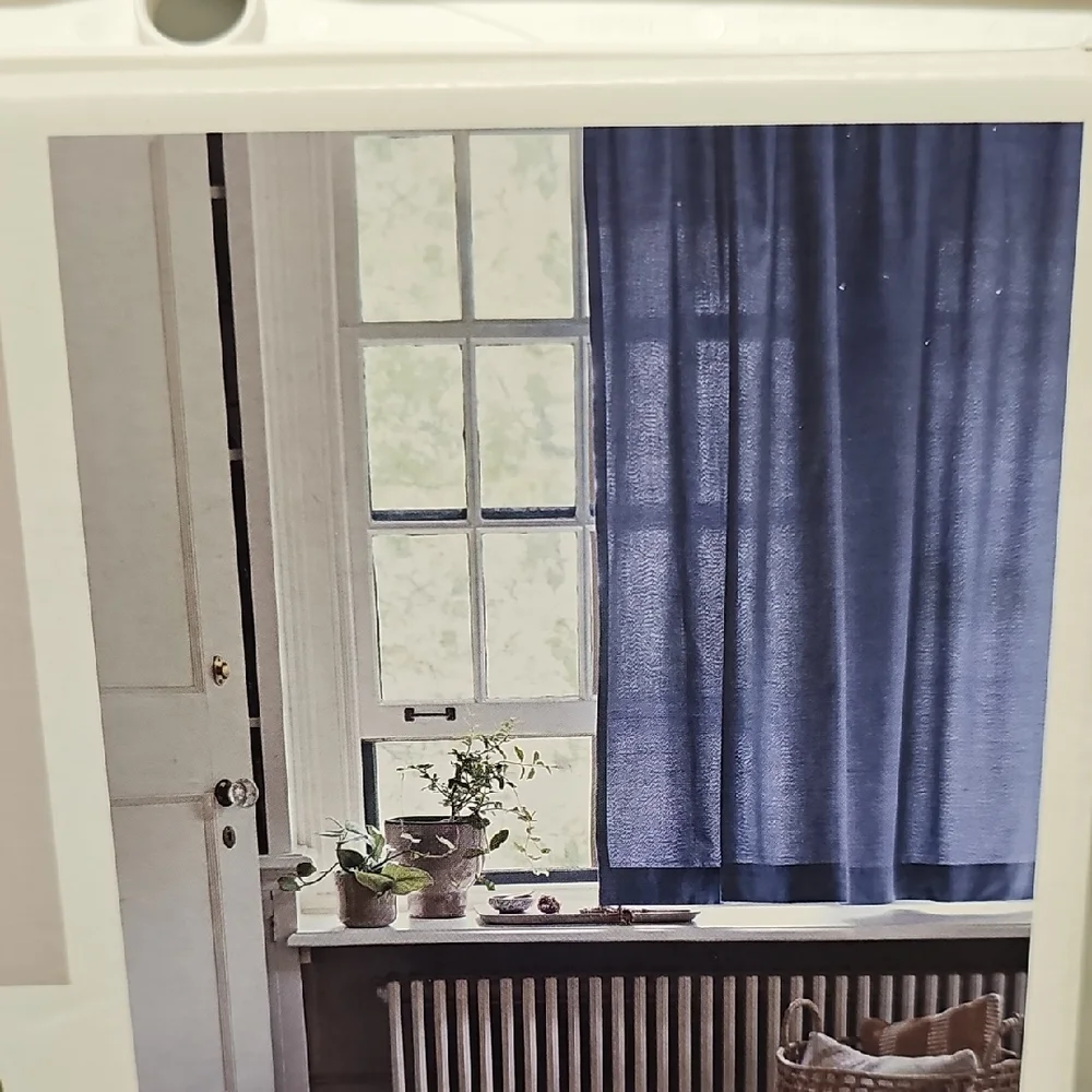 Nwt 2 Blue Window Curtains